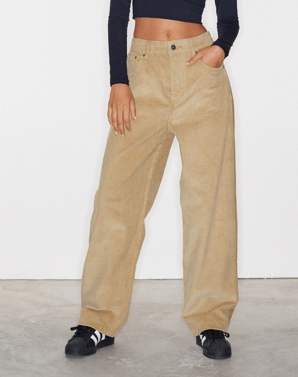 Jeans Parallel in Corda Sabbia