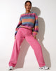 Immagine di Parallel Trouser in Corda Rosa Bubblegum