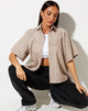 Immagine di Pride Shirt in Taupe Check
