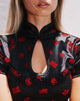 Immagine di Jiso Crop Top in fiore giapponese