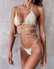 Immagine di Parmia Triangle Bikini Top in Croc Green
