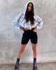 Immagine della felpa con cappuccio oversize in Bandana Ecru Placement