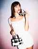 Immagine di Zilena Bodycon Dress in Rib Ivory