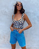 Immagine di Gladis Gilet Crop Top in Daisy Love Nero