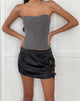 immagine di GAMAY SKIRT SATIN BLACK
