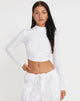 immagine di Quelia Crop Top in bianco