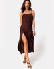Immagine di Quinty Dress in Satin Rose Cocoa