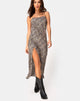 Immagine di Quinty Dress in Rar Leopard Brown
