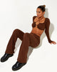 Immagine di Rana Crop Top in Lycra Cacao