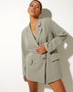 Immagine di Meva Blazer Dress in Verde Beige
