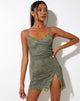 Immagine di Coti Bodycon Dress in Mono Paisley Verde