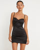Immagine dell'abito Lesty in nero con pizzo nero