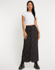 Immagine di Rima Maxi Gonna in Pretty Petal Nero