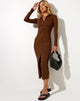 Immagine di Taryn Maxi Dress in Rib Cocoa