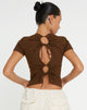 immagine di Surtie Crop Top in Cacao