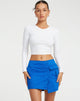 immagine di Rhory Mini Cargo Skirt in blu acqua