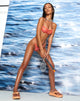 Immagine di Farisa Bikini Bottom in 70s Ripple Tangerine