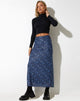 immagine di Rindu Midi Skirt in Flower Garden Blue