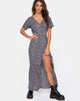 Immagine di Riva Dress in Ditsy Rose Nero