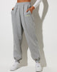 Immagine di Roider Jogger in grigio con ricamo a forma di angelo in limone