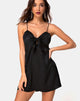 Immagine di Ronina Mini Dress in Satin Cheetah Nero