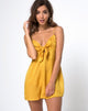 Immagine di Roppan Slip Dress in raso senape
