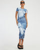immagine di Roska Midi Dress in Denim Pocket