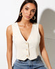 Immagine del gilet Safar in crema