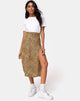 Immagine di Saika Gonna midi in mini tigre marrone