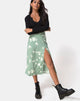 Immagine di Saika Midi Skirt in Mono Flower Green