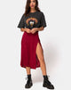 Immagine di Saika Midi Skirt in Satin Cheetah Raspberry