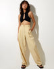 Immagine del pantalone Sakila in crema di burro