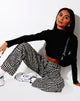 Immagine dei pantaloni Sakila in Wavey Dogtooth