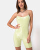Immagine di Saleta Unitard in verde pistacchio con paillettes chiare
