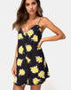 Immagine di Sanna Slip Dress in Sunny Days Nero