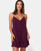 Immagine di Sanna Slip Dress in Skater Polka Vino