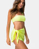 Immagine di Sarong Swim Skirt in Neon Lime