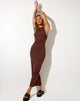 Immagine di Sarves Maxi Dress in Rib Deep Mahogany