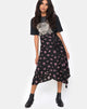 Immagine di Satha Midi Skirt in Sohey Rose Black
