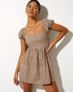 Immagine di Saunder Skater Dress in Mini Gingham