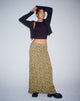 immagine di Sayan Maxi Gonna in Khaki Floreale Grungey