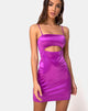 Immagine del vestito Sekka in raso viola
