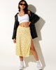 Immagine di Seko Midi Skirt in Wild Flower Lemon Drop