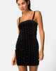 Immagine di Selah Bodycon Dress in Diamante Nero