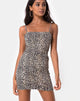 Immagine di Selah Bodycon Dress in Rar Leopard Brown