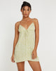 Immagine di Senora Mini Dress in Botanic Mint Foam