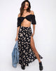Immagine di Shayk Maxi Gonna in Grunge Daisy Floral