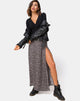 Immagine di Shayk Maxi Gonna in Ditsy Rose Nero