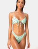 Immagine di Makida Bikini Bottom in Ditsy Petal Pastel Lime