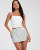 immagine di Shema Mini Skirt in Washed Out Pastel Floral